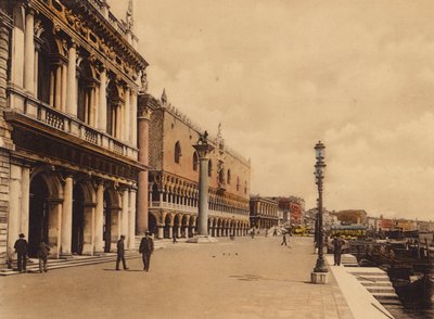 Venezia / Venice: Molo dal Giardino Reale (coloured photo) da Italian Photographer