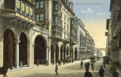 Via XX Settembre, Genova da Italian Photographer