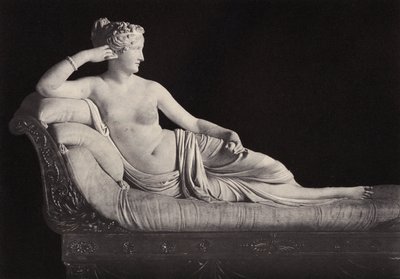 Villa Umberto I, Museo Borghese, Paolina Borghese sorella di Napoleone I (b/w photo) da Italian Photographer