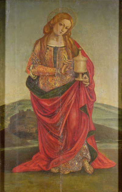 Una santa con un calice, possibilmente Maria Maddalena, probabilmente XVI secolo da Italian School
