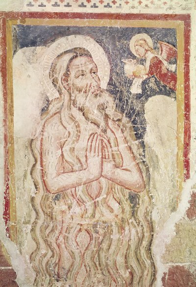 Un Santo Eremita da Italian School