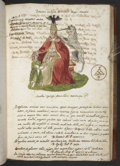 Profezie e immagini del quindicesimo Papa, di Gioacchino da Fiore da Italian School