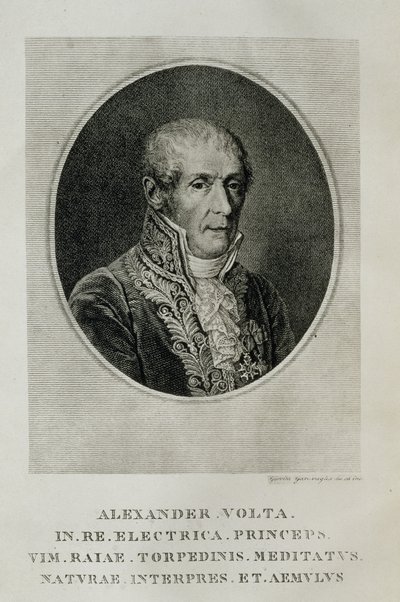 Alessandro Giuseppe Antonio Anastasio Volta (1745-1827), da L