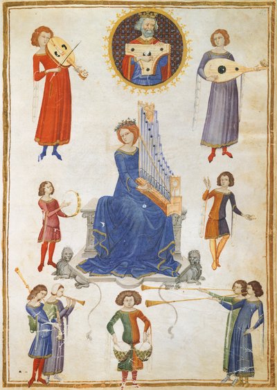Allegoria della musica, manoscritto V A folio 27 da L