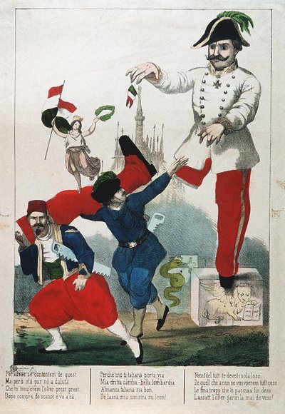 Allegoria del Risorgimento italiano da Italian School
