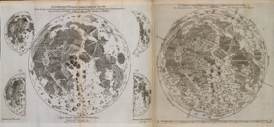 Almagestum novvum astronomaiam veterem novamque complectens observationibus aliorum, et propriis nouisque theorematibus, problematibus, ac tabulis pomotam, c.1660 da Italian School