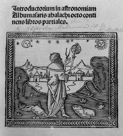 Un astronomo che osserva le stelle, da Introductorium in astronomiam, pubblicato a Venezia nel 1506 da Italian School