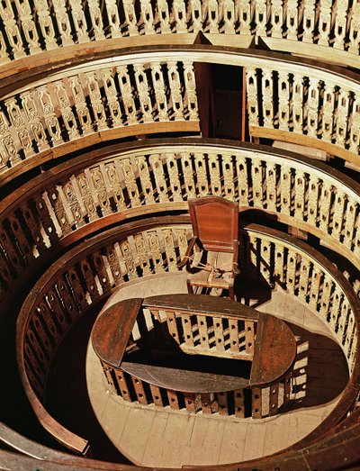 Teatro anatomico, costruito 1594-95 da Italian School