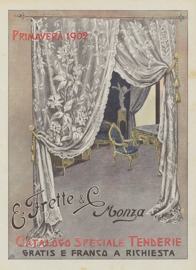 E Frette  C (litografia a colori) da Italian School