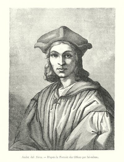 Ritratto di Andrea del Sarto (incisione) da Italian School
