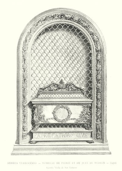 Andrea Verrocchio, Tomba di Pietro e Giovanni de