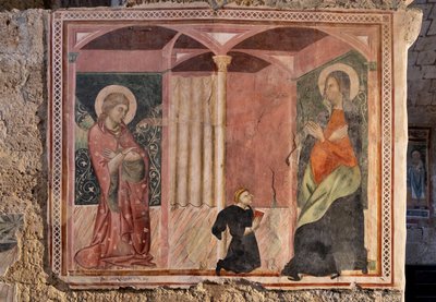 Annunciazione, Oratorio del Crocifisso, ultimo quarto del XIII secolo da Italian School