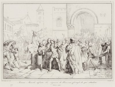 Antonio Marcello rifiuta la signoria di Ravenna offertagli dai cittadini da Italian School