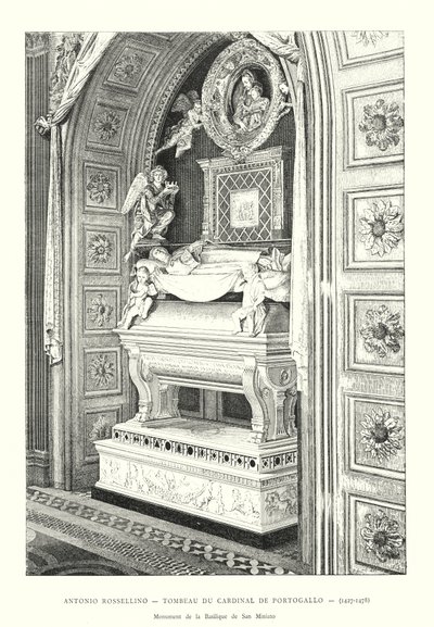 Antonio Rossellino, Tomba del Cardinale del Portogallo da Italian School