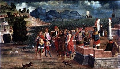 Apollo e Poseidone Vengono ad Aiutare Laomedonte, c.1500 da Italian School