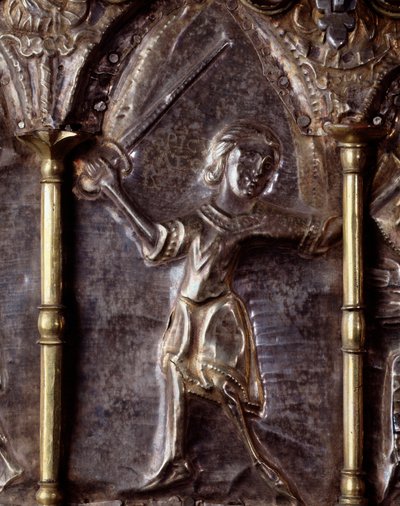 Arca di Barbarossa, con scene della vita di San Giovanni Battista (legno, foglia d