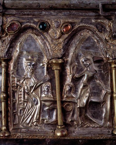 Arca di Barbarossa, con scene della vita di San Giovanni Battista (legno, foglia d