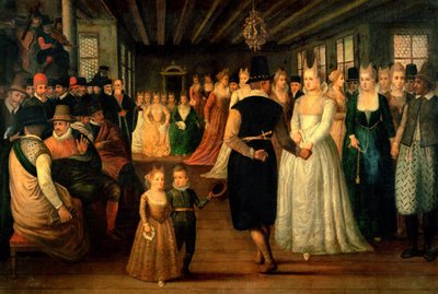 Ballo a Venezia in onore dei visitatori stranieri, c.1580 da Italian School