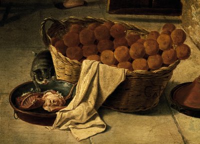 Cesto di pane (dettaglio) da Italian School