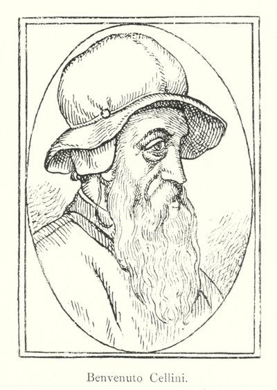 Benvenuto Cellini (incisione) da Italian School