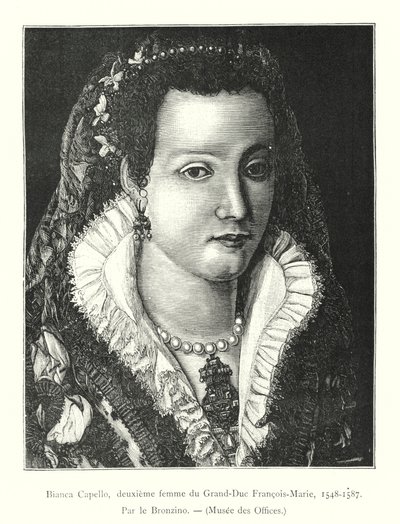 Bianca Cappello, seconda moglie del Granduca Francesco-Maria da Italian School