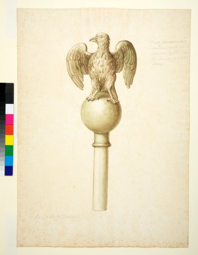 Aquila di bronzo da Italian School