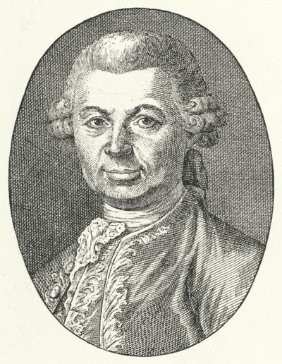 Carlo Gozzi, drammaturgo italiano (incisione) da Italian School