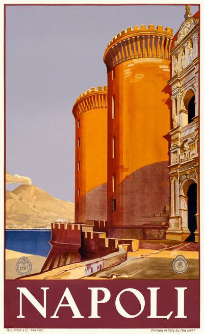 Castel Nuovo in Naples da Italian School
