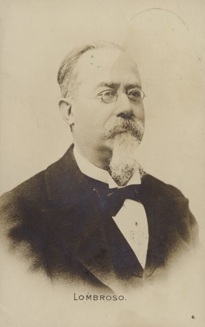 Cesare Lombroso (1835-1909), medico e criminologo italiano da Italian School