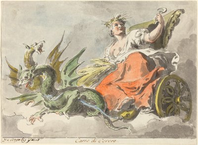 Carro di Cerere da Italian School