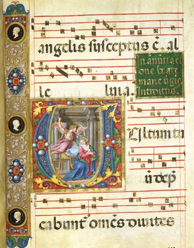 Miniatura corale con l