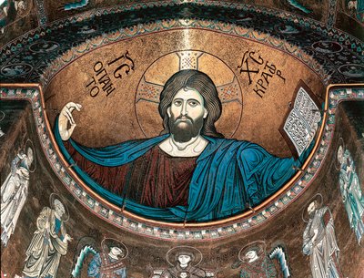 Cristo pantocratore o Cristo in Gloria, decorazione dell