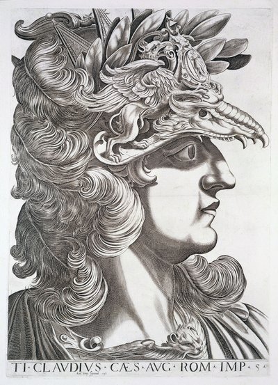Claudio Cesare (10 a.C.-54 d.C.) da Italian School