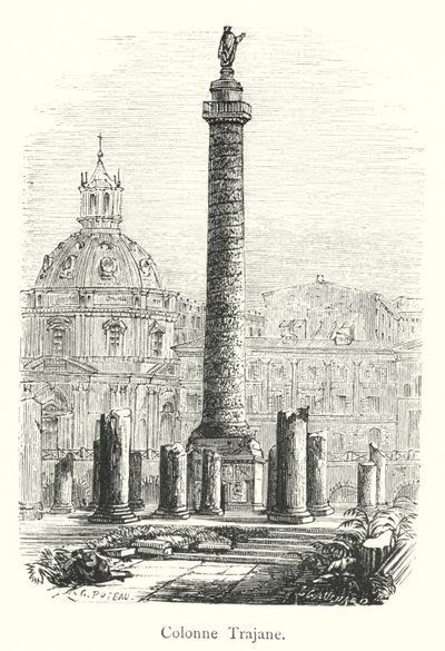 Colonna Traiana (incisione) da Italian School