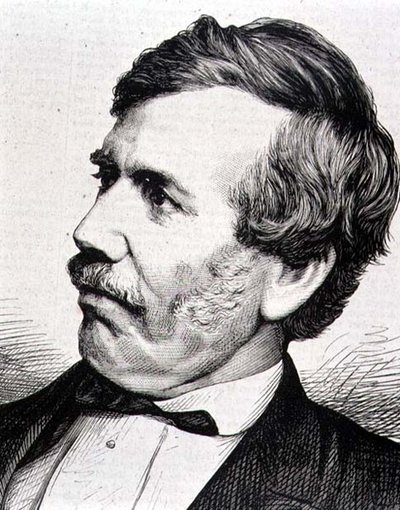 David Livingstone, missionario scozzese ed esploratore africano (incisione) da Italian School