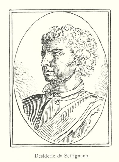 Desiderio da Settignano (incisione) da Italian School