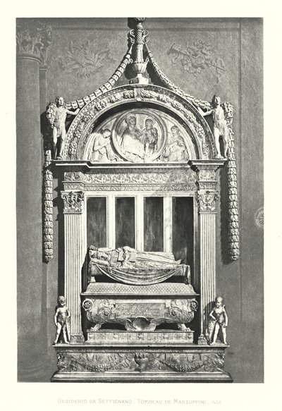 Desiderio da Settignano, Tomba di Marsuppini da Italian School