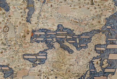 Dettaglio del Mediterraneo, da 