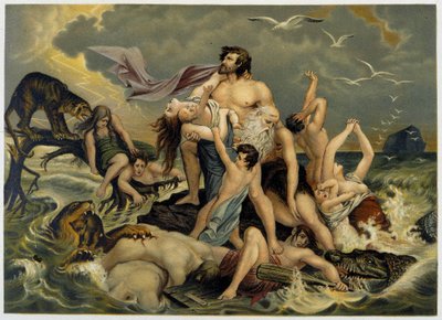 Diluvio - in "Aurea Bibbia classica: storia della rivelazione divina nell