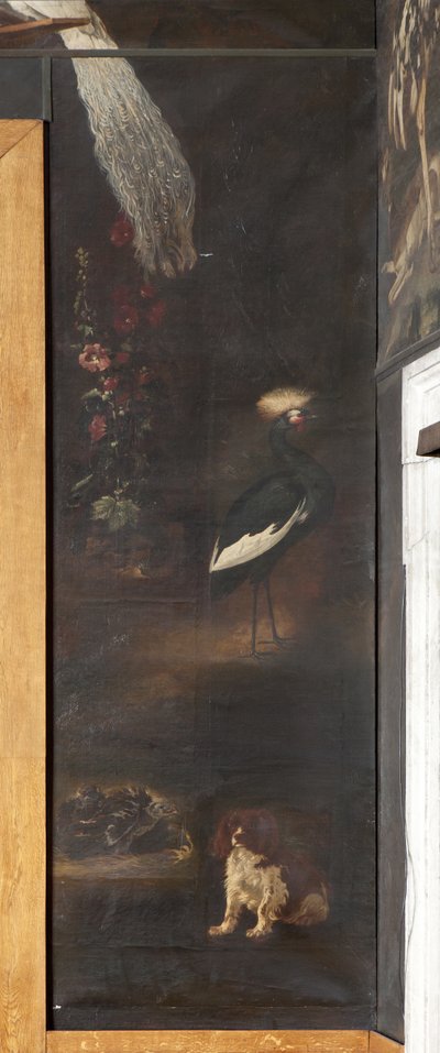 Cane e gru coronata grigia, Mito di Orfeo da Italian School