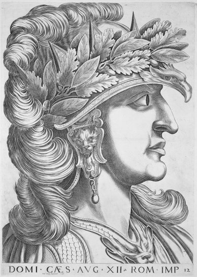 Domiziano Cesare (51-96 d.C.), 1596 da Italian School