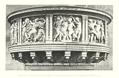 Donatello e Michele di Bartolommeo, pulpito esterno della Cattedrale di Prato da Italian School