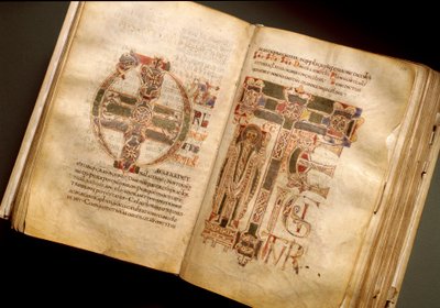Doppia pagina di un manoscritto liturgico dell