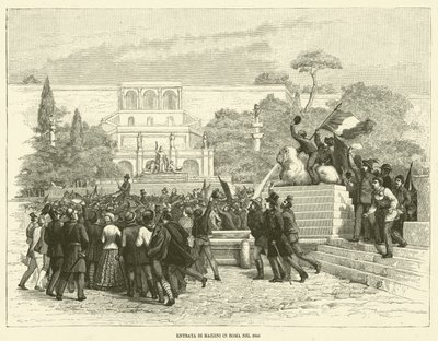 Entrata di Mazzini in Roma Nel 1849 da Italian School