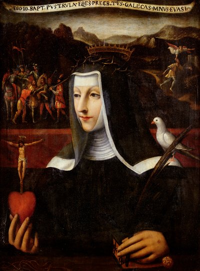Ex Voto dedicato a Santa Caterina da Siena (1347-80) da Italian School