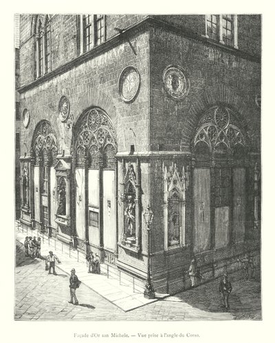 Facciata di Orsanmichele, vista dall