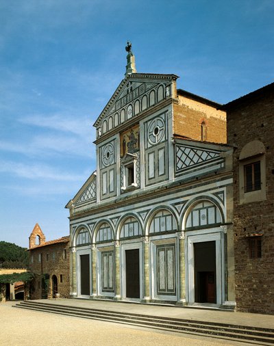 Facciata della chiesa di San Miniato al Monte da Italian School
