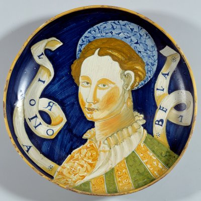 Coppa in maiolica 