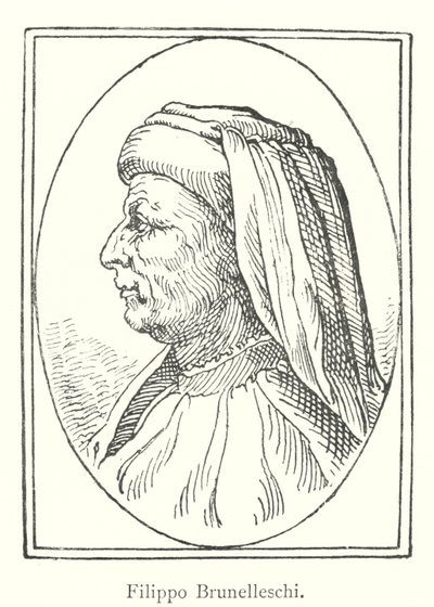 Filippo Brunelleschi (incisione) da Italian School