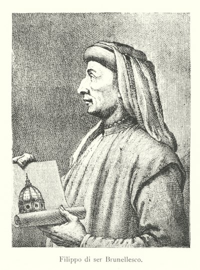 Filippo di ser Brunelleschi (incisione) da Italian School